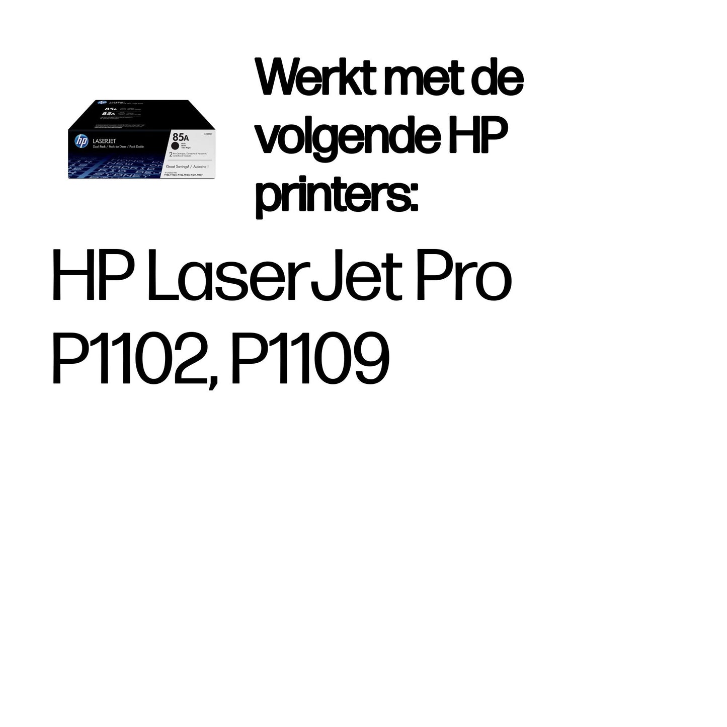 HP - Tonerkartusche ce285ad 85a schwarz 2x