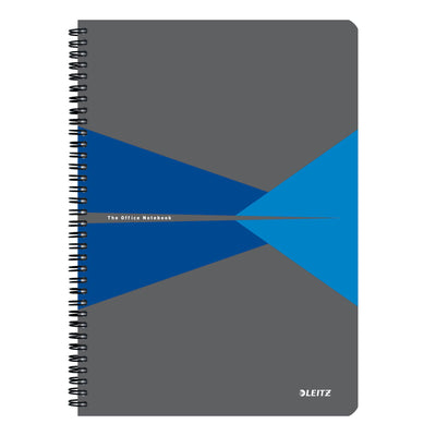 Leitz - Notizbuch, ft A4, Einband aus PP, liniert, blau