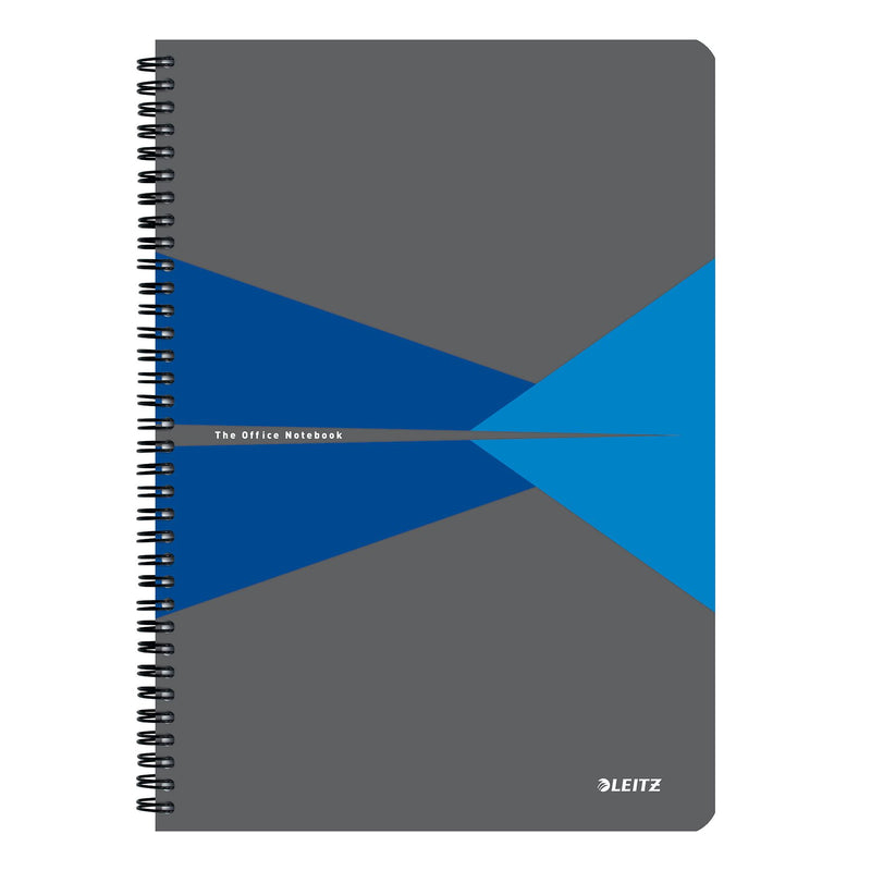 Leitz - Notizbuch, ft A4, Einband aus PP, liniert, blau