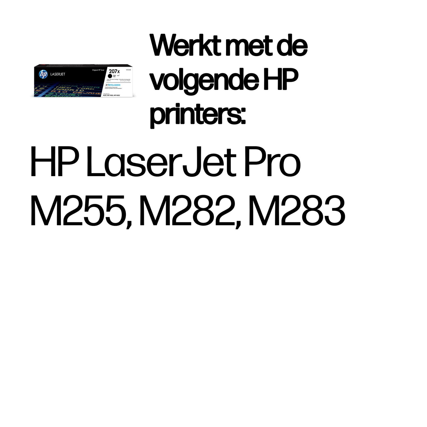 HP - Tonerkartusche W2210x 207x Schwarz
