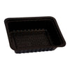 Behälter Kunststoff rechteckig - Tablett PS A7 122x95x33mm schwarz 250 Stück