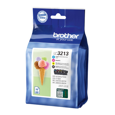 Brother - Tintenpatrone LC-3213 schwarz + 3 Farben