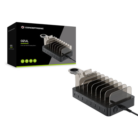 CONCEPTRONIC -   OZUL02B oplader voor mobiele apparatuur Universeel Zwart AC Binnen