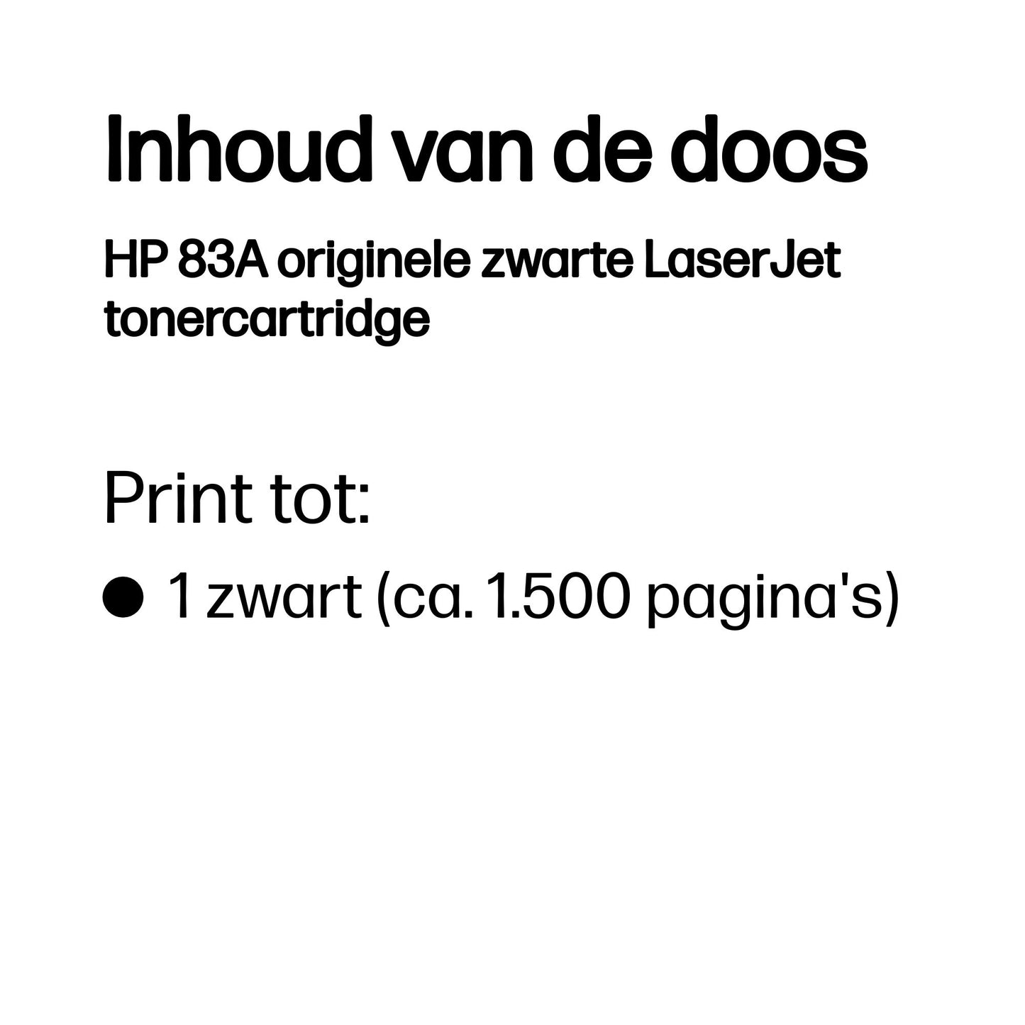 HP - Tonerkartusche cf283a 83a schwarz