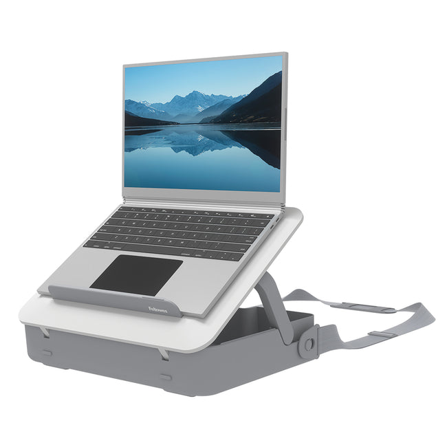 Fellowes - Bta Laptoptasche, mit Laptopständer, weiß