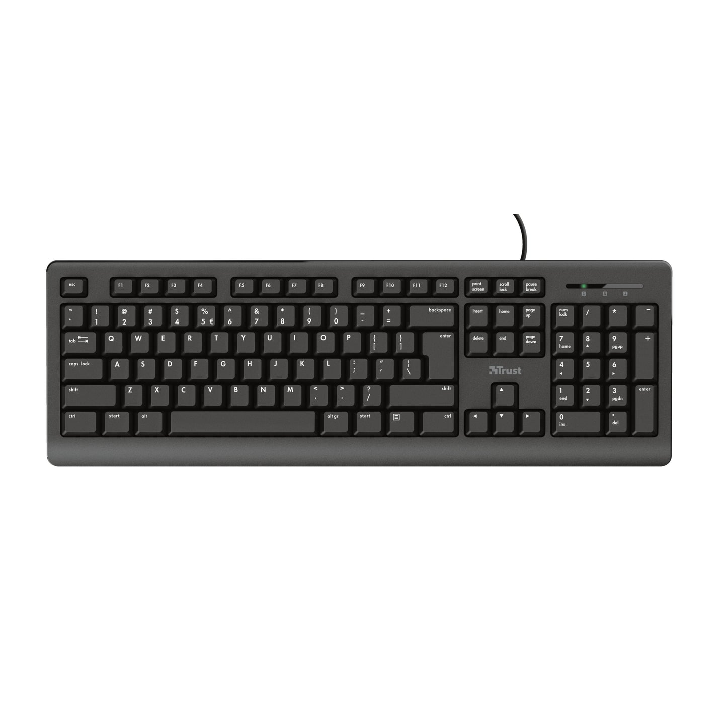 Trust - Heimarbeitsset Primo 4in1 Schwarz