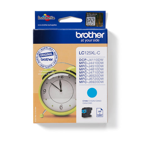 Brother - Tintenpatrone LC-125XLC blau