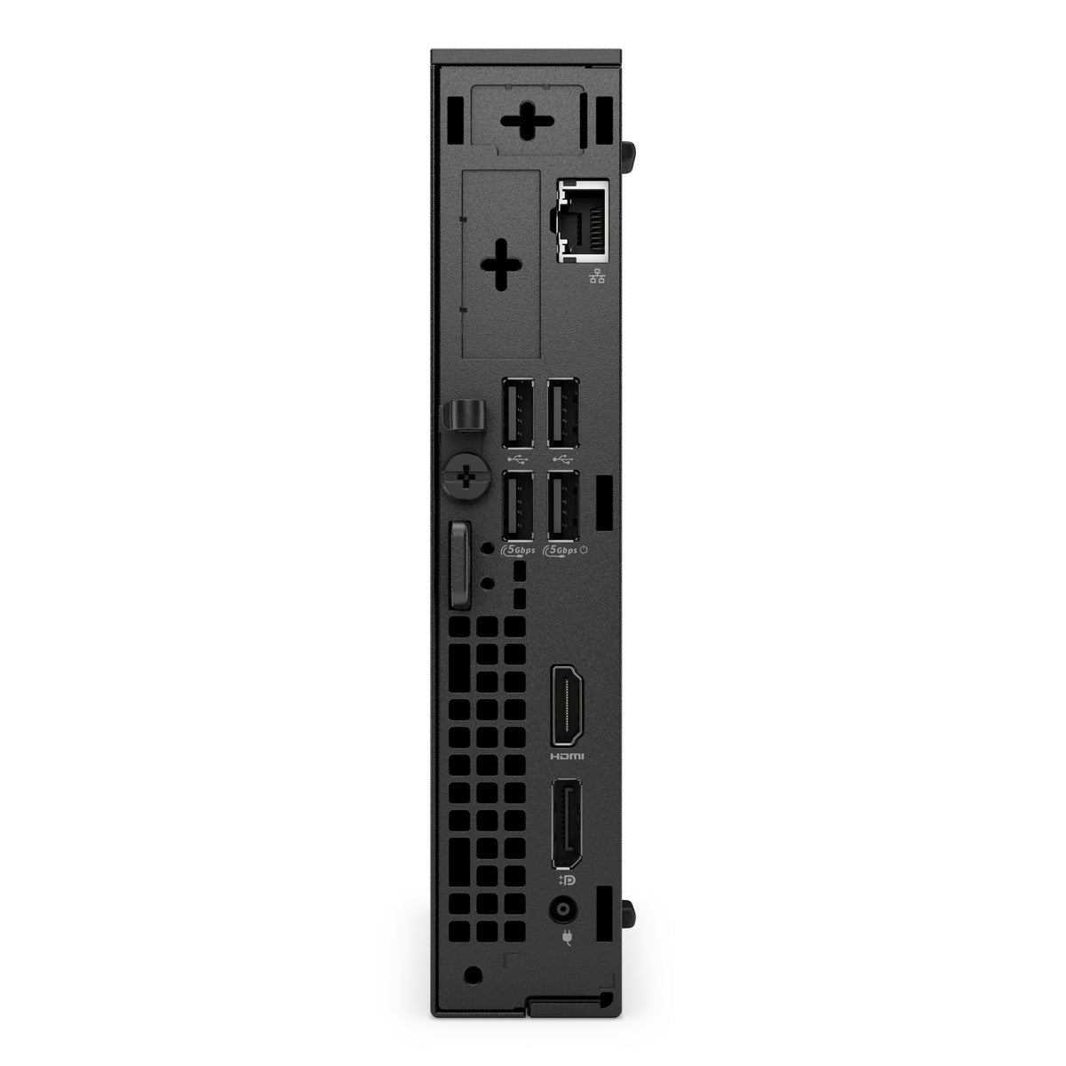 Dell -   Pro QCM1250 Intel Core Ultra 5 235T 16 GB DDR5-SDRAM 512 GB SSD Windows 11 Pro Micro PC Mini PC Zwart