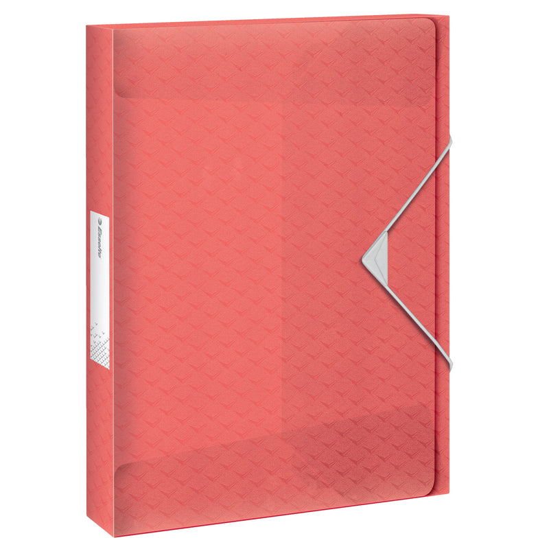 Esselte - Colour'Breeze Elastobox, ft A4, 2,5 cm, Koralle