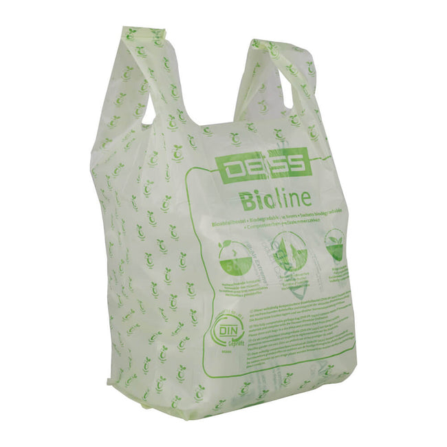 Klika - Bioabfallbeutel 10 Liter 22 + 18 x 55 cm 20 Stück