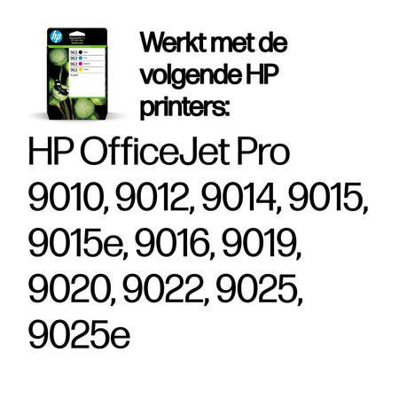 HP - Tintenpatrone 6zc70ae 963 Schwarz + 3 Farben