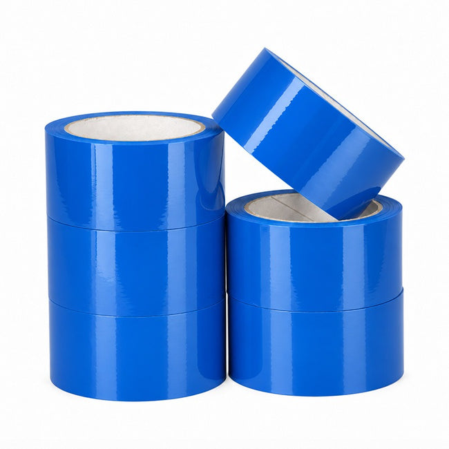 Klika - PP-Acryl e geräuscharm 28 Mikron 50 mm x 66 Meter dunkelblau | 6 Stück