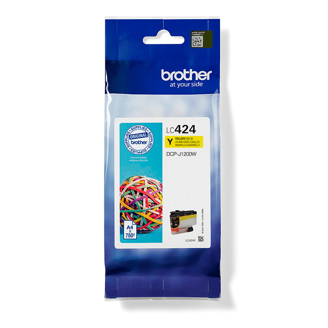 Brother - Tintenpatrone LC-424Y gelb
