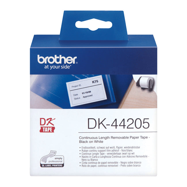 Brother - Etikett DK-44205 Endlos 62 mm 1 Rolle à 30 m weiß