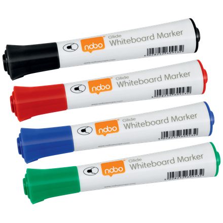 Nobo - Whiteboardmarker Glide rund sortiert 2mm 10Stk
