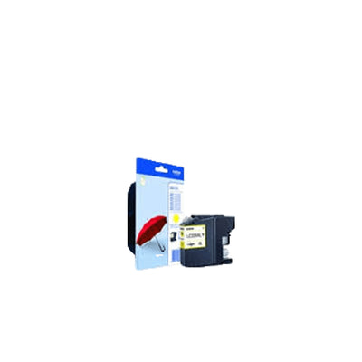 Brother - Tintenpatrone, 1.200 Seiten, OEM LC-225XLY, gelb, im Blister