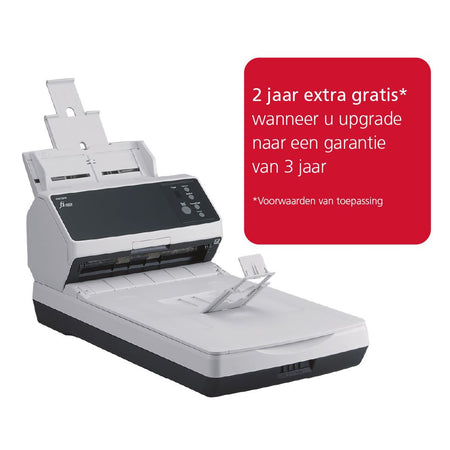 Ricoh -  fi-8250 ADF-/handmatige invoer scanner 600 x 600 DPI A4 Zwart, Grijs