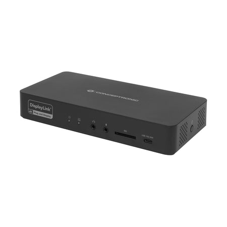 CONCEPTRONIC -   DONN31B laptop dock poortreplicator Bedraad USB 3.2 Gen 2 (3.1 Gen 2) Type-C Zwart