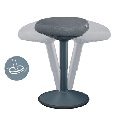 Leitz - Active Ergo Hocker mit Komfortsitz