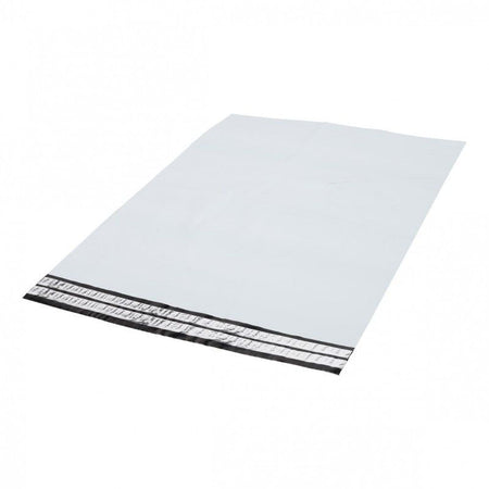 Klika - Coex-Versandtaschen (mit Rücksendestreifen) weiß/schwarz 550 x 770 + 60 mm 65 Mikron