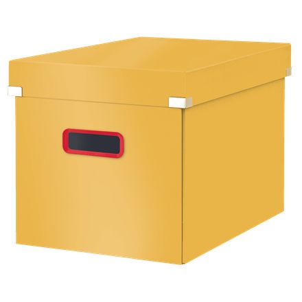 Leitz - Cozy Click Store Cube große Aufbewahrungsbox, gelb