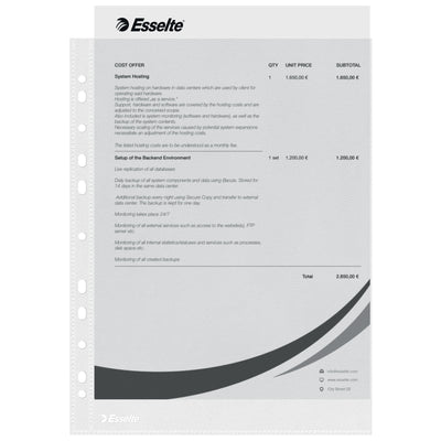 Esselte - Showtasche 16690 Economy A4 PP 0,03mm