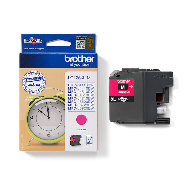 Brother - Tintenpatrone LC-125XLM rot