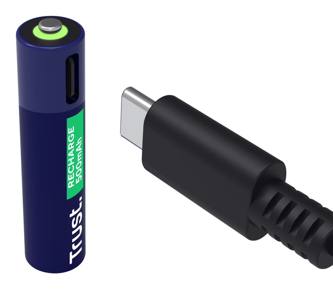 Trust - Akku USB-C wiederaufladbar AAA 4 Stück