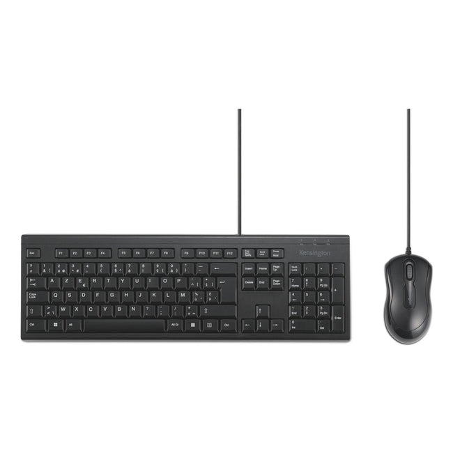 Kensington - Tastatur + Maus Kens EQ KM100 kabelgebunden, Azerty