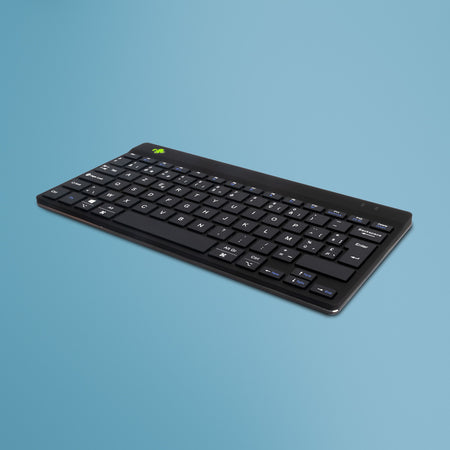 R-Go Tools – R-Go Compact Break ergonomische Bluetooth-Tastatur, Azerty, Schwarz