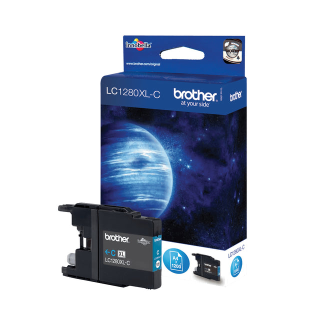 Brother - Tintenpatrone LC-1280XLC blau