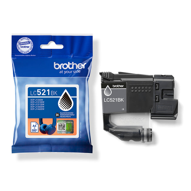 Brother - Tintenpatrone lc-521bk schwarz