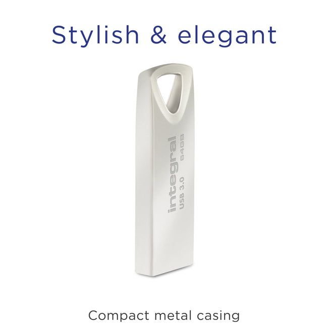 Integral -  INFD64GBARC3.0 USB flash drive 64 GB USB Type-A 3.2 Gen 1 (3.1 Gen 1) Zilver