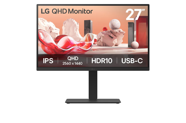 LG -   27BA75QB-B.AEU computer monitor 68,6 cm (27) 2560 x 1440 Pixels Wide Quad HD LED Zwart