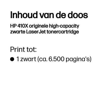 HP - Tonerkartusche cf410x 410x schwarz