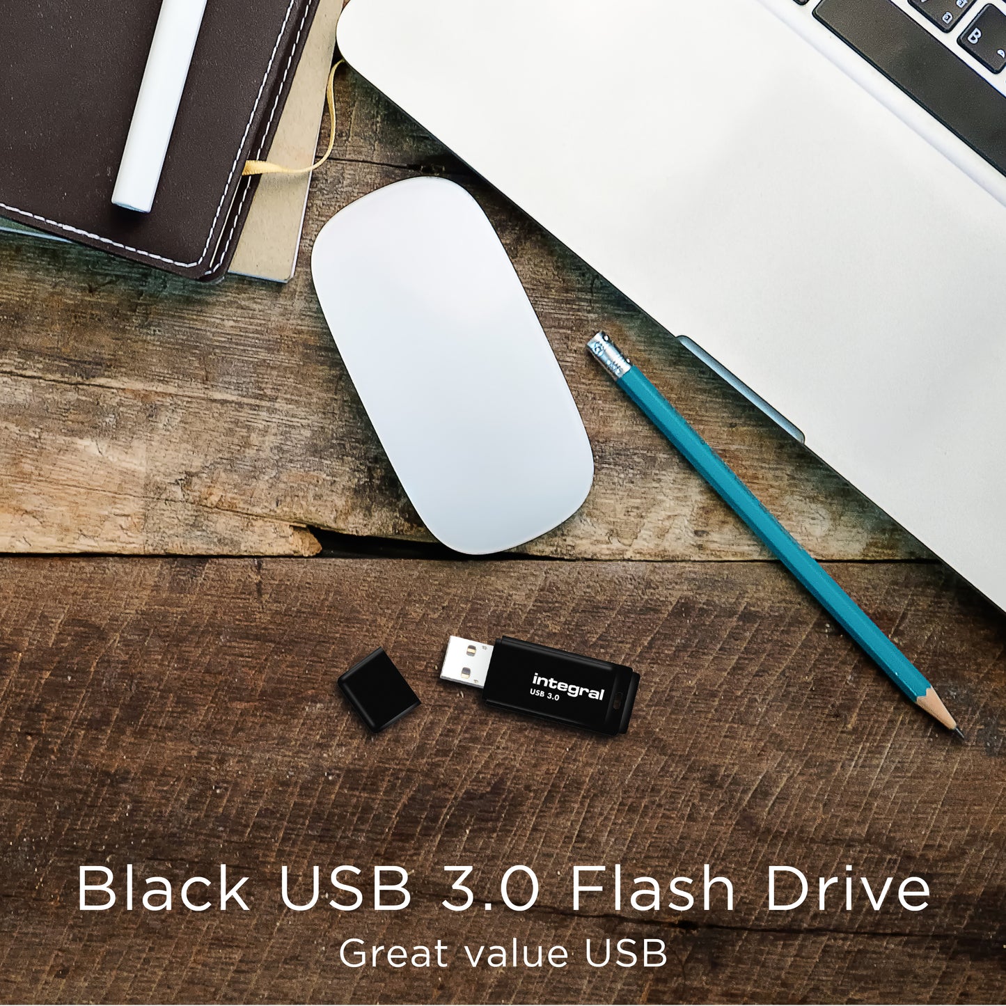 Integral - USB-Stick 3.0 Schwarz, 512 GB, schwarz