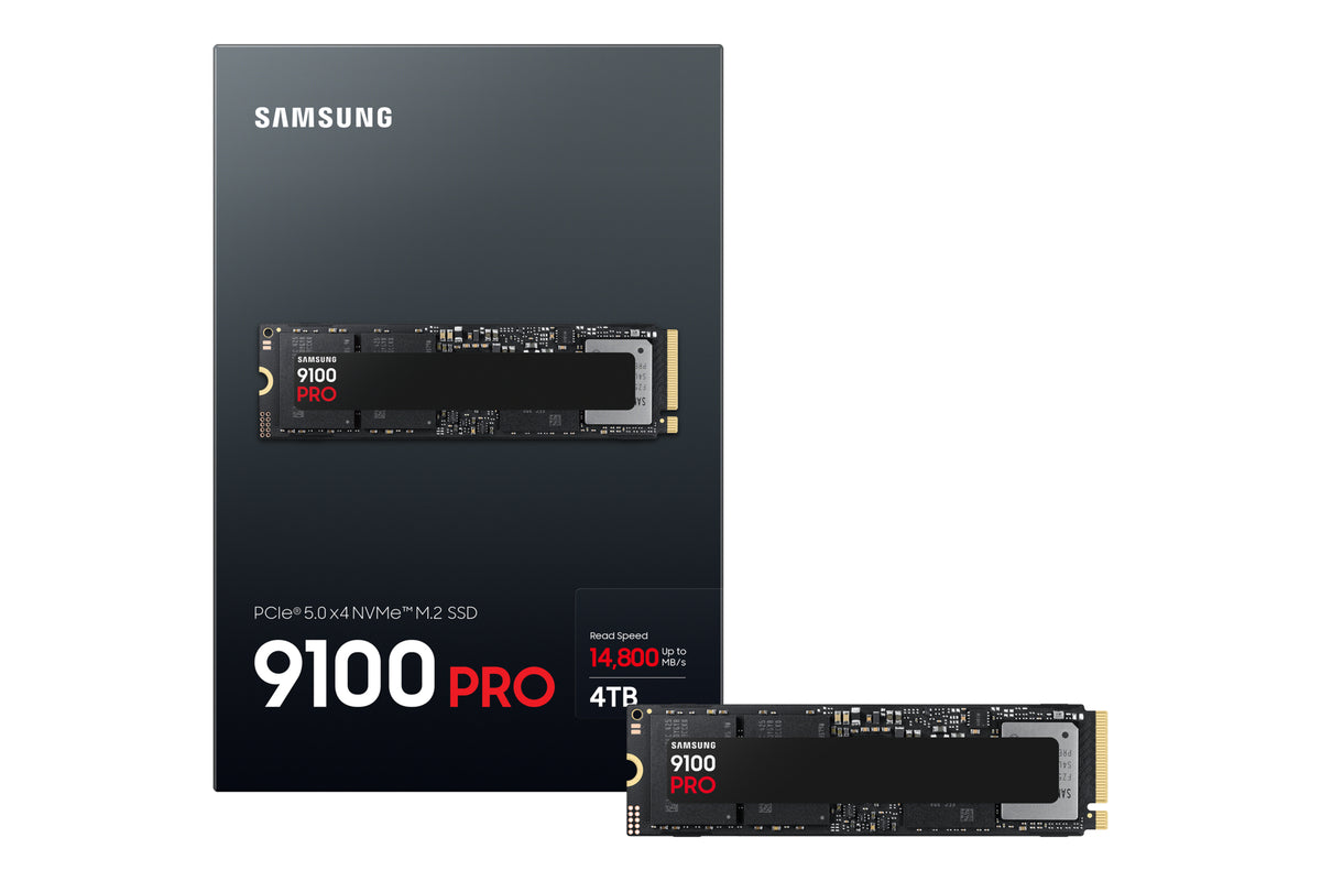 Samsung -  MZ-VAP4T0 4 TB M.2 PCI s 5.0 NVMe V-NAND TLC