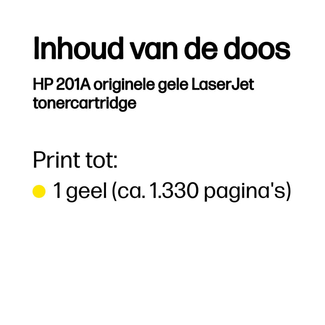 HP - Tonerkartusche cf402a 201a gelb