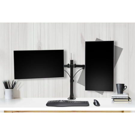 Kensington - SmartFit Ergo Monitorarm, mit ausziehbarem Arm, doppelt, schwarz