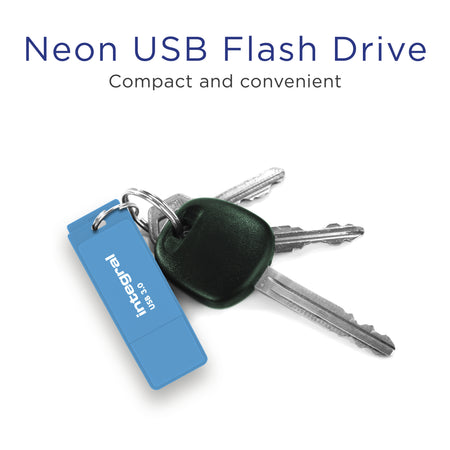 Integral - Neon USB 3.0 Stick, 32 GB, blau