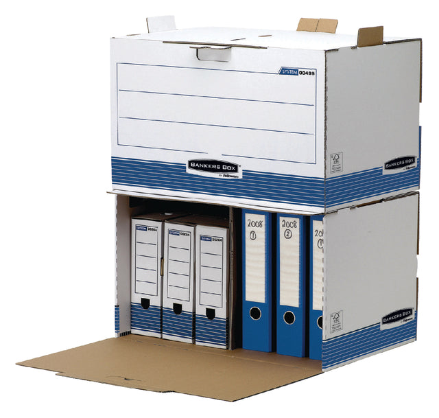 Banker Box - Archivbox, Format 54 x 32,5 x 37,5 cm, blau