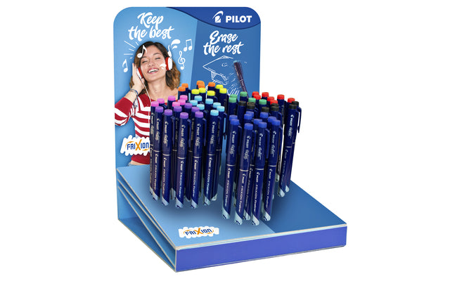 Pilot - Fineliner Frixion 0,45 mm Display bei 60 Stück Assorti