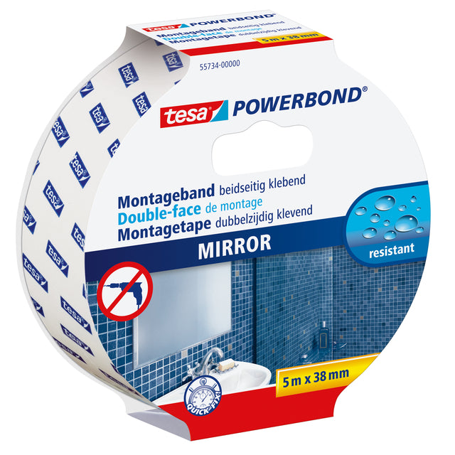 Tesa - Powerbond 55734 für Spiegel 38 mmx5m