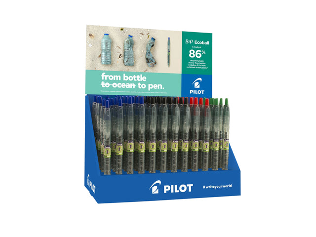 Pilot - Bälle B2P Ecoball Bekgeen Assorti Medium | 60 Stücke