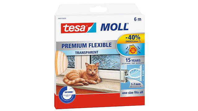 Tesa - Tour Strip Moll 05417 Flexible 6m transparent | 8 Stücke