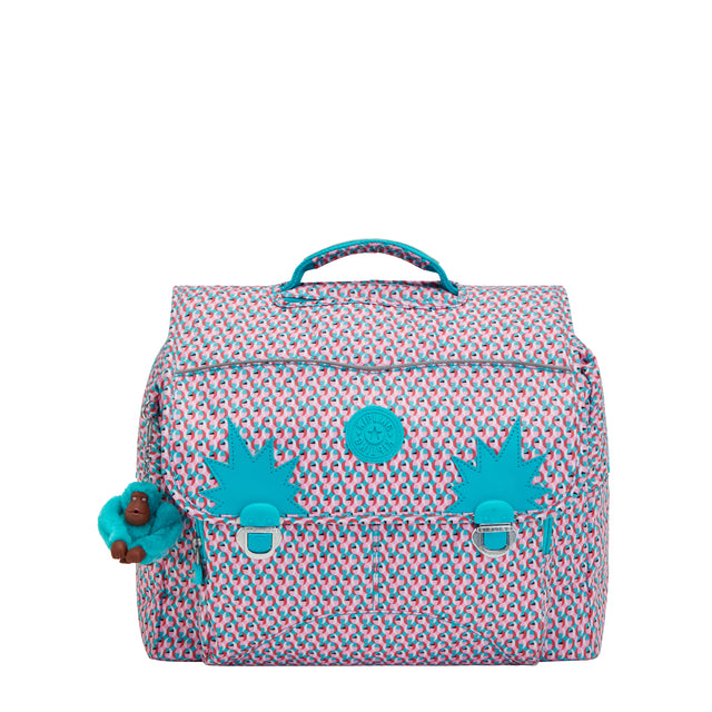 Schooltas kipling iniko poppy geo