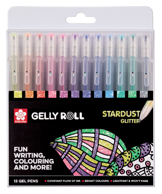 Sakura - Gelly Gelly Roll Dust 12 Farben | 6 Stücke