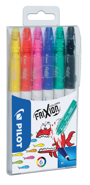 Pilot - Filz -Tip -Stift -Frixion -Farben, Penny mit 6 Teilen