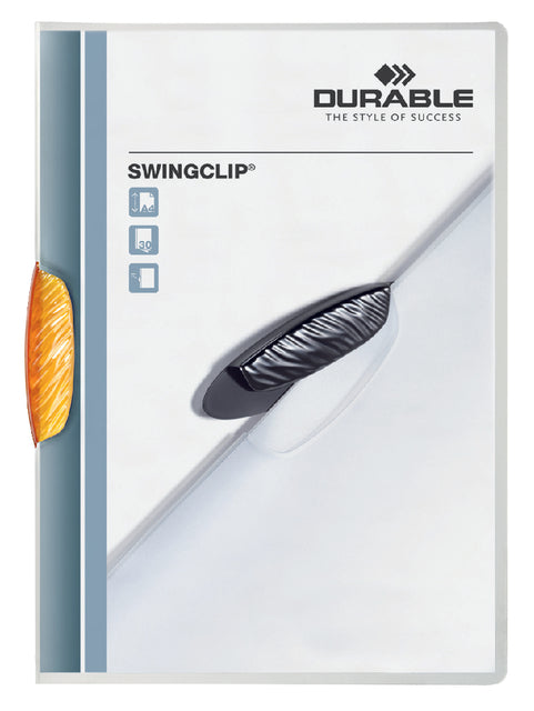 Langlebig - Klemmap Langlebig 2260 Swingclip Oranje