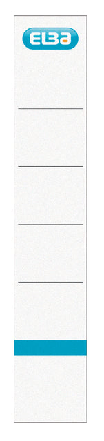 Elba - Teppichetikett 34x190mm ZK WT BL 10ST